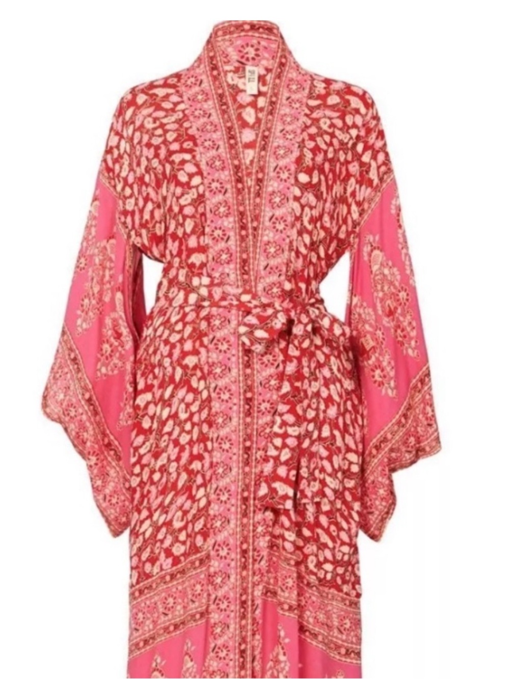 NWT Authentic Spell & The Gypsy Collective Pink Floral Delirium Kimono Robe